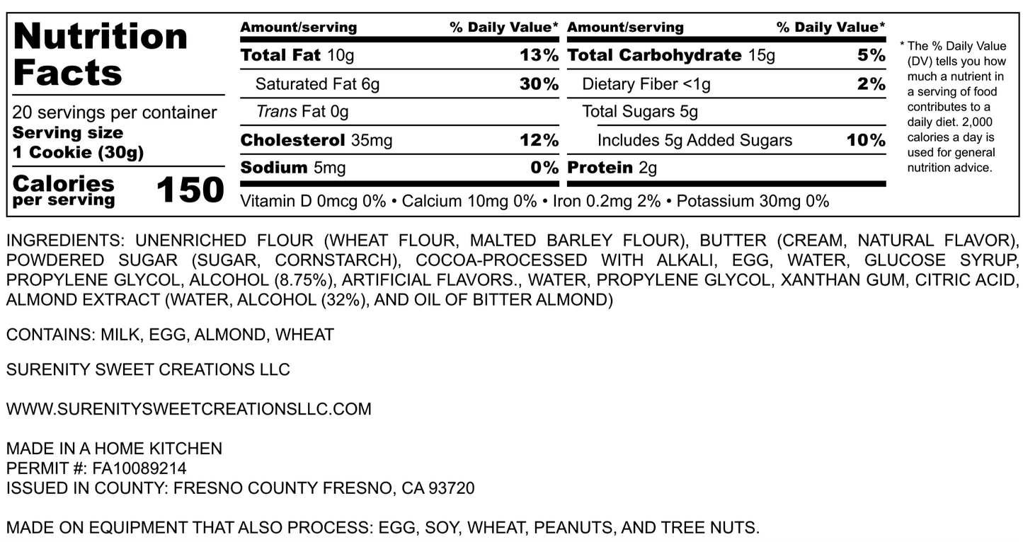 Tea Butter Cookies (Chocolate Swirl)