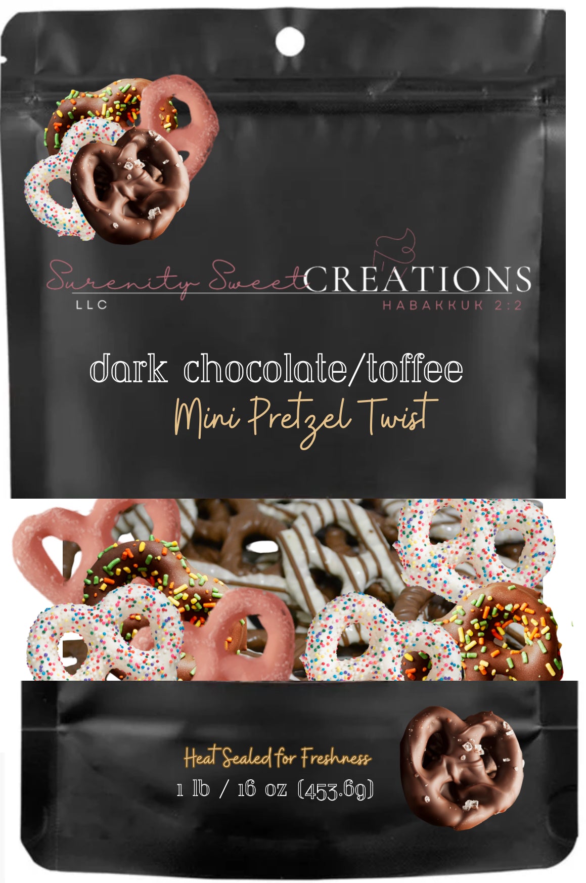 Chocolate Covered Mini Pretzel Twist (Variety Pack)