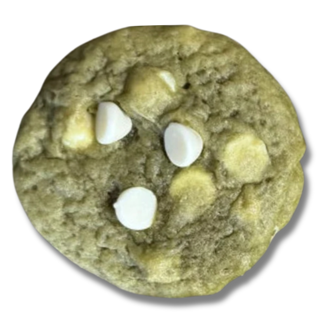 5.5 oz White Chocolate Chip Matcha Cookie Subscription Box 5-20% Off (Half Dozen)