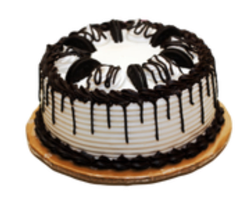 Cookies and Cream Signature Custom Cake - Single Tiered (6 Inch)