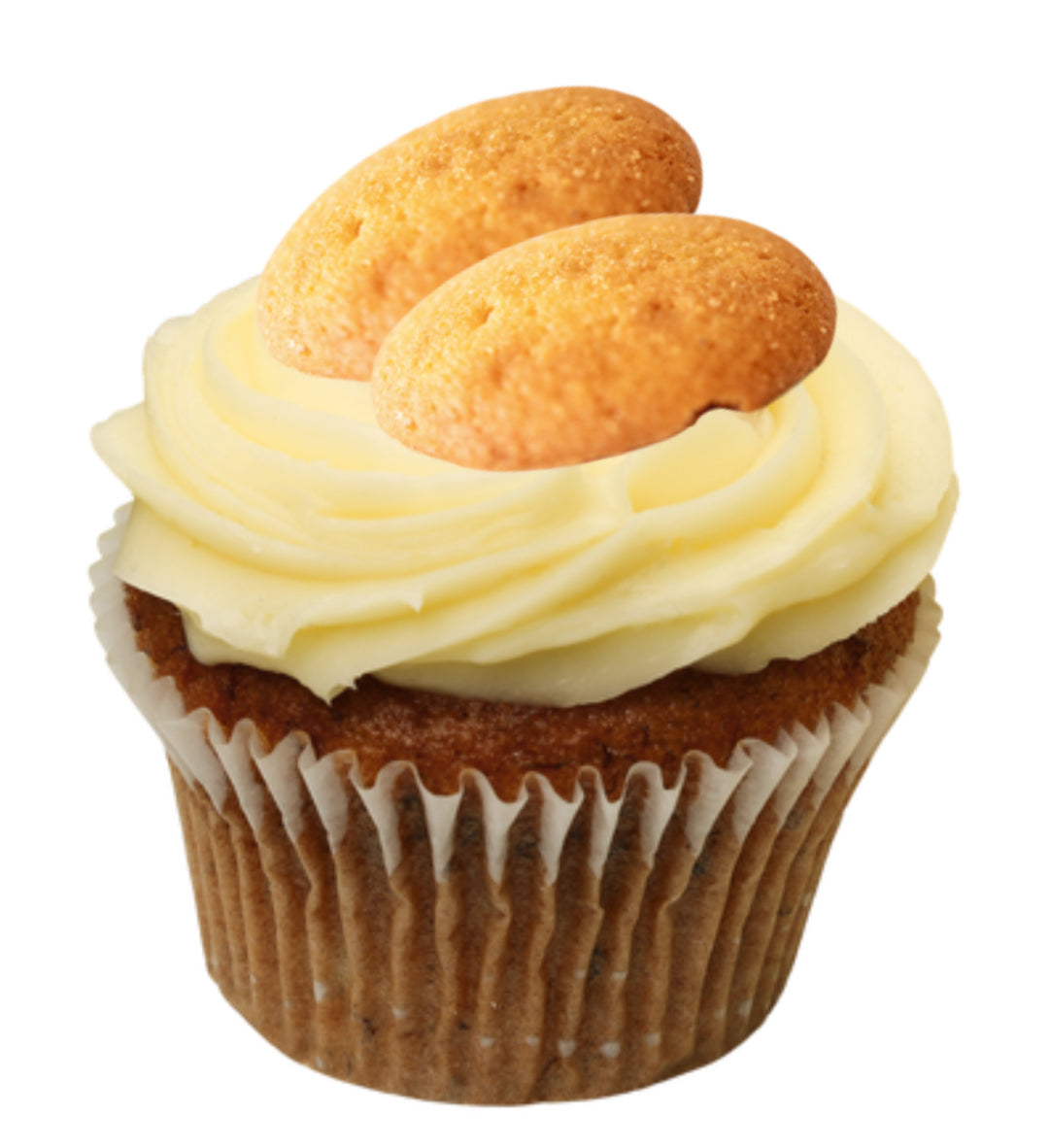 Banana Pudding Standard Simple Cupcake (Pack of 4)