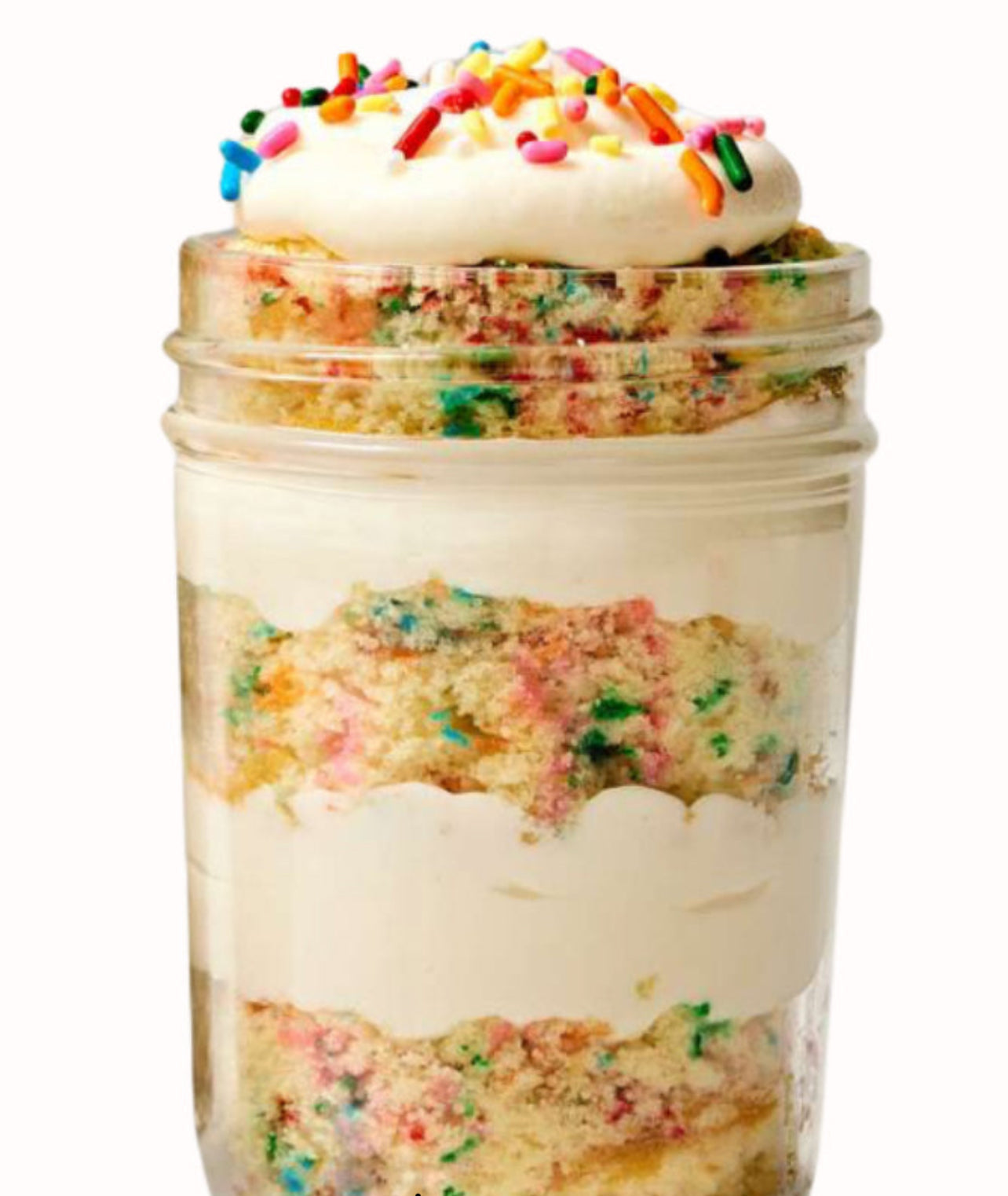 Birthday Funfetti Cake Jar (Half 16 oz)