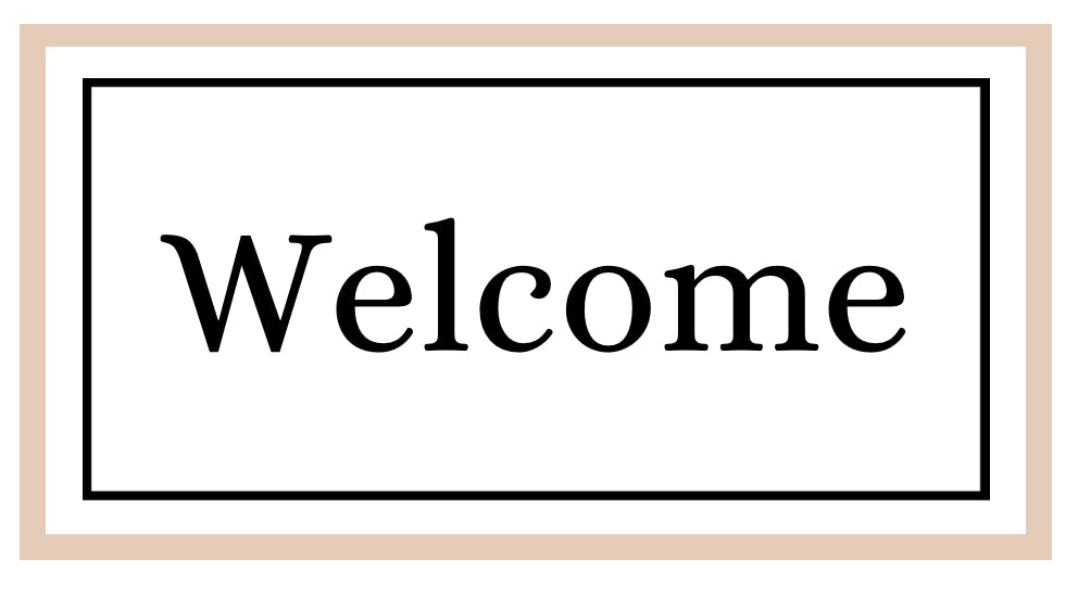 Real Estate Welcome Mat Sugar Cookies (B) - Medium 3.5"