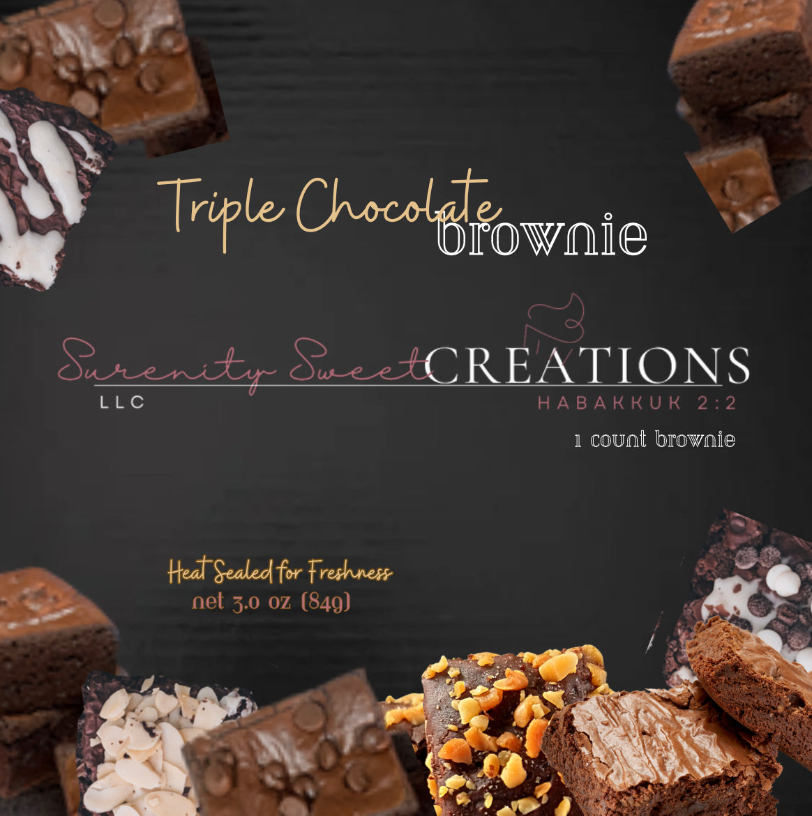 Triple Chocolate Brownie (1 Count)