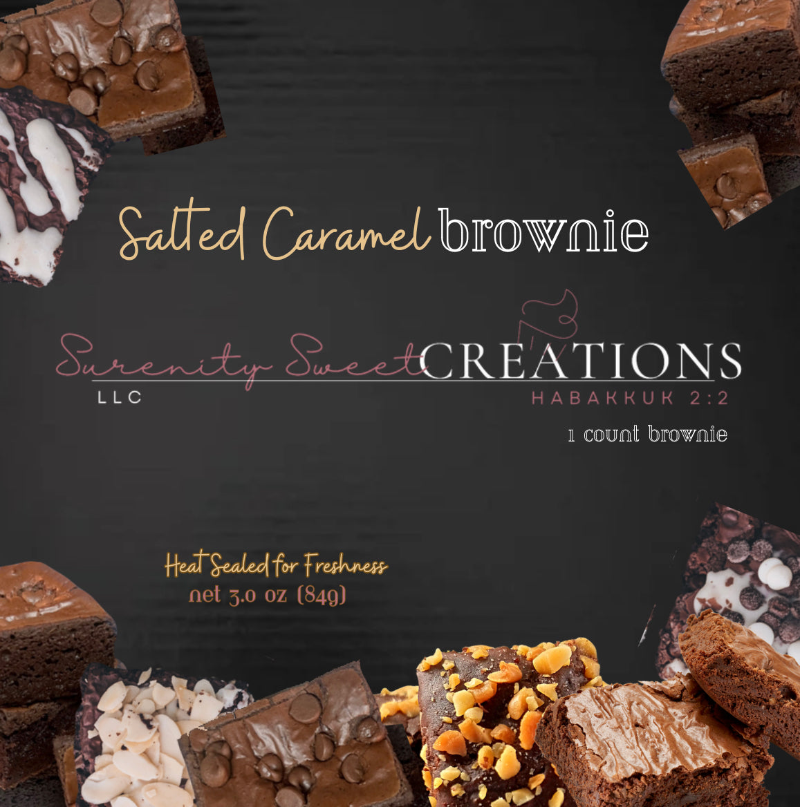 Salted Caramel Brownie (1 Count)