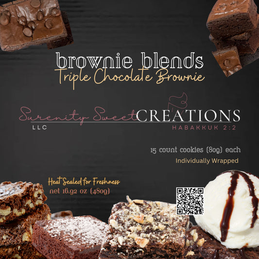 Triple Chocolate Brownies