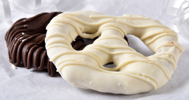 Chocolate Covered Medium Pretzel Twist