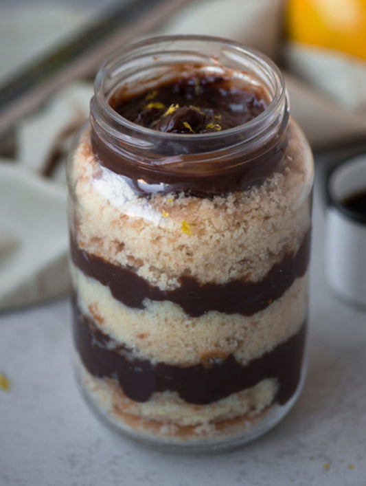 Triple Chocolate Cake Jar (Half 16 oz)