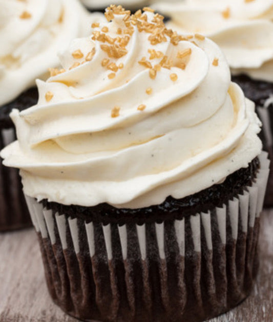 Chocolate Vanilla Delight Simple Jumbo Cupcake (Pack of 6)